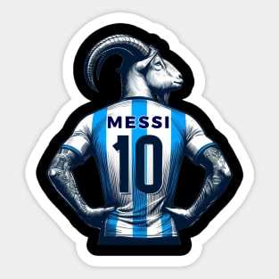 GOAT- Messi Argentina 10 Sticker